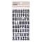 Black Block with Gray Shadow Alphabet Stickers by Recollections&#x2122;